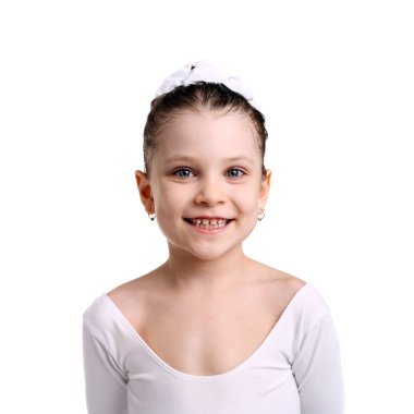 Smiling ballet dancer clipart