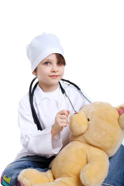Pretty little doctor — Stock Photo, Image
