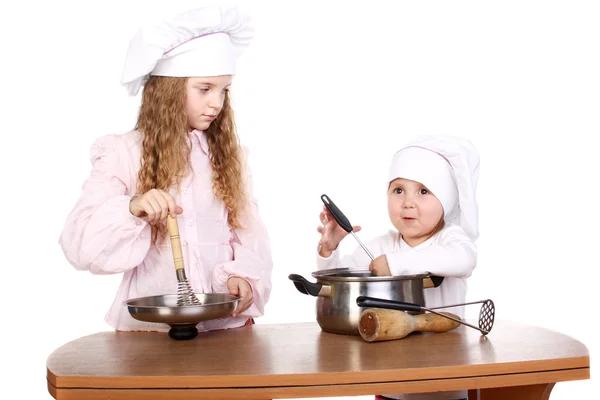 Küçük aşçılar — Stok fotoğraf