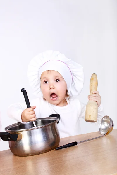 Little cook — Stockfoto
