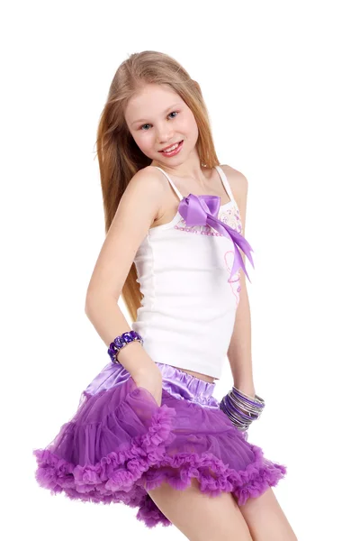 Bailando chica adolescente — Foto de Stock