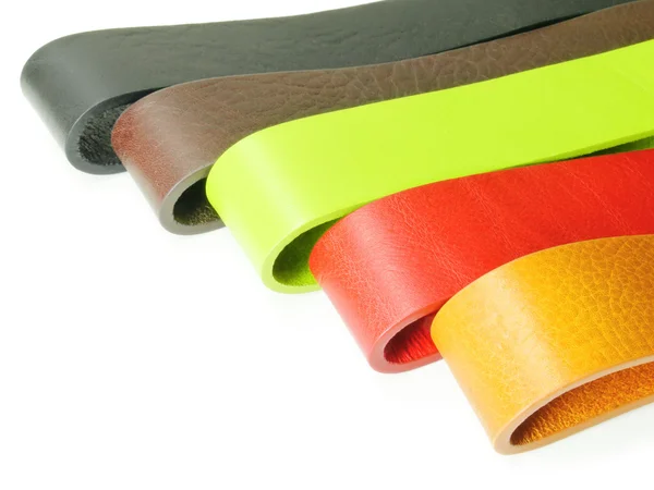 Colorful leather belt — Stock Photo, Image