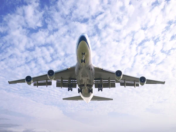 Airplane take off — Stock Photo, Image