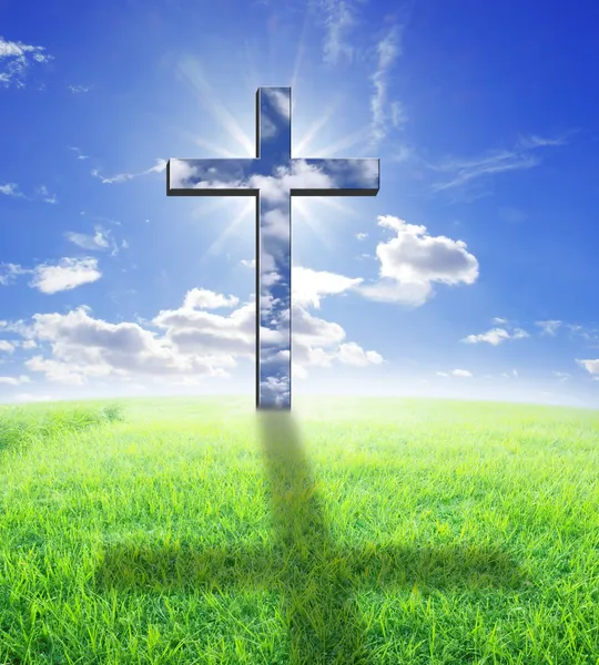 stock image Cross and sunlight