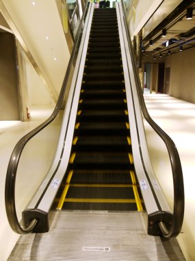 Moving escalator clipart