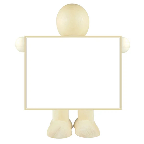 stock image Wooden and white board