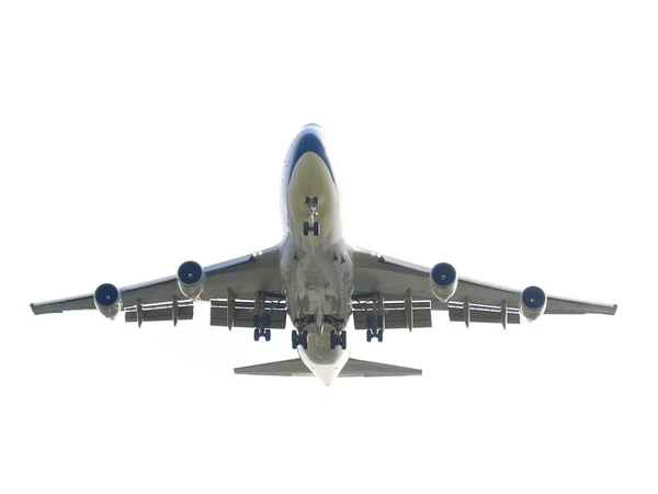 Geïsoleerde vliegtuig — Stockfoto