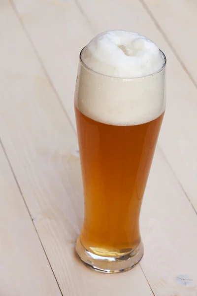 stock image Bavarian wheat beer in a glass