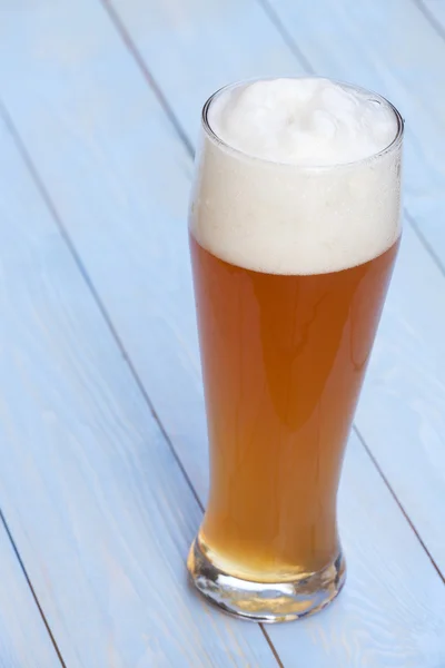 Bavarian wheat beer in a glass — Stock Photo, Image