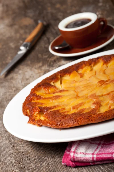 stock image Detail of a tarte tatin