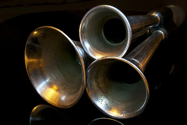 Automotive vintage horn. — Stock Photo, Image