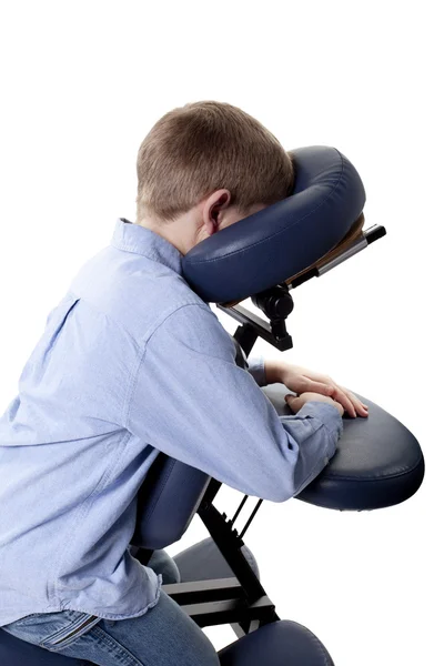 Massagem de cadeira — Fotografia de Stock