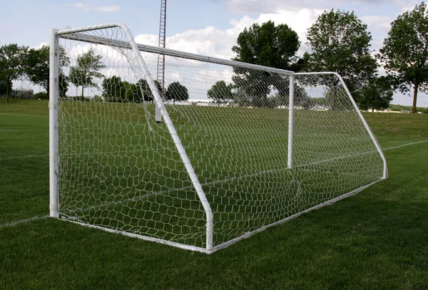 View from Behind the Net — Stock Photo, Image