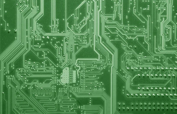緑の回路基板 — ストック写真