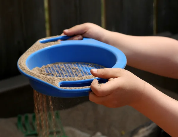 stock image Sieving Sand