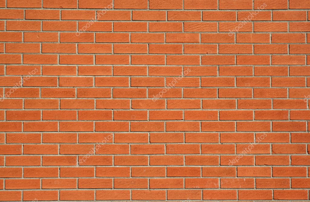 Plain Red Brick Wall — Stock Photo © ca2hill #5897725