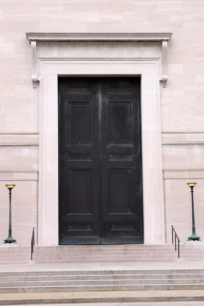 Large Metal Door — Stock Photo, Image