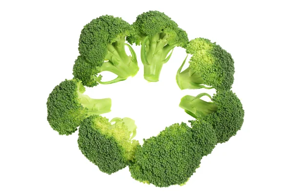 Bitar av broccoli — Stockfoto