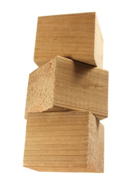 tahta bloklar yığını