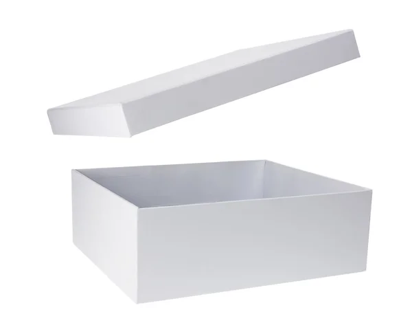Cardboard Box with Lid — Stock Photo, Image