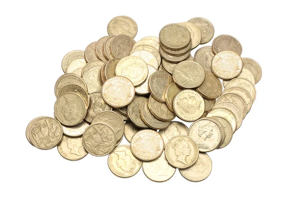 Altın paralar — Stok fotoğraf