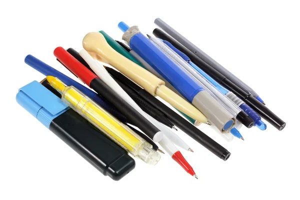 Kolekcja długopisów — Zdjęcie stockowe