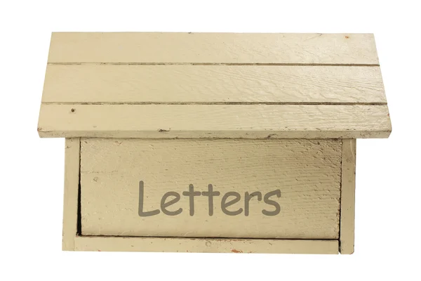Fából készült levélszekrény — Stock Fotó