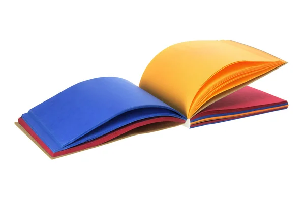 Färg papper pad — Stockfoto