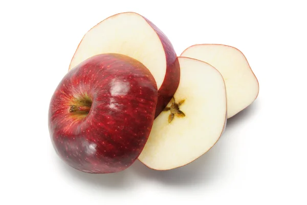 赤おいしいリンゴのスライス — ストック写真