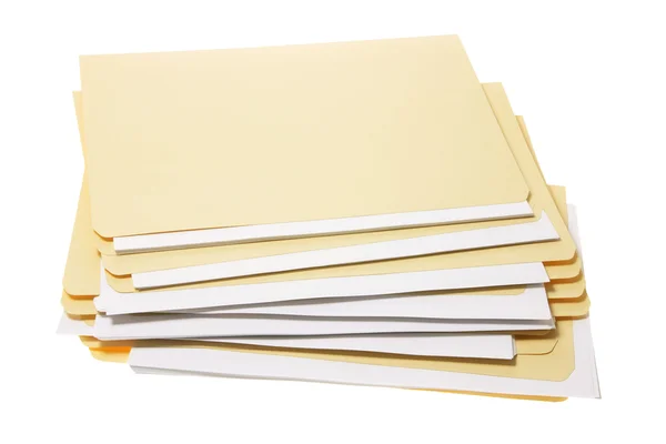 Stos manila folderów — Zdjęcie stockowe