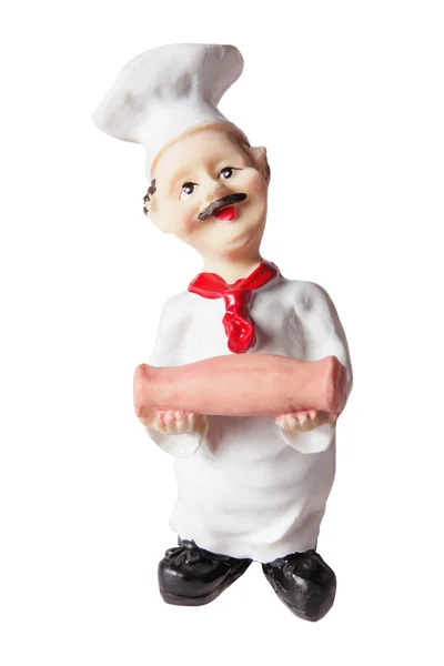 Szef kuchni figurka — Zdjęcie stockowe