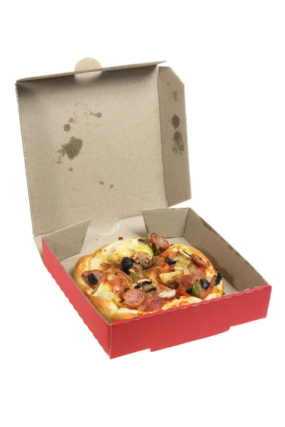 Pizza in Box Royalty Free Stock Photos