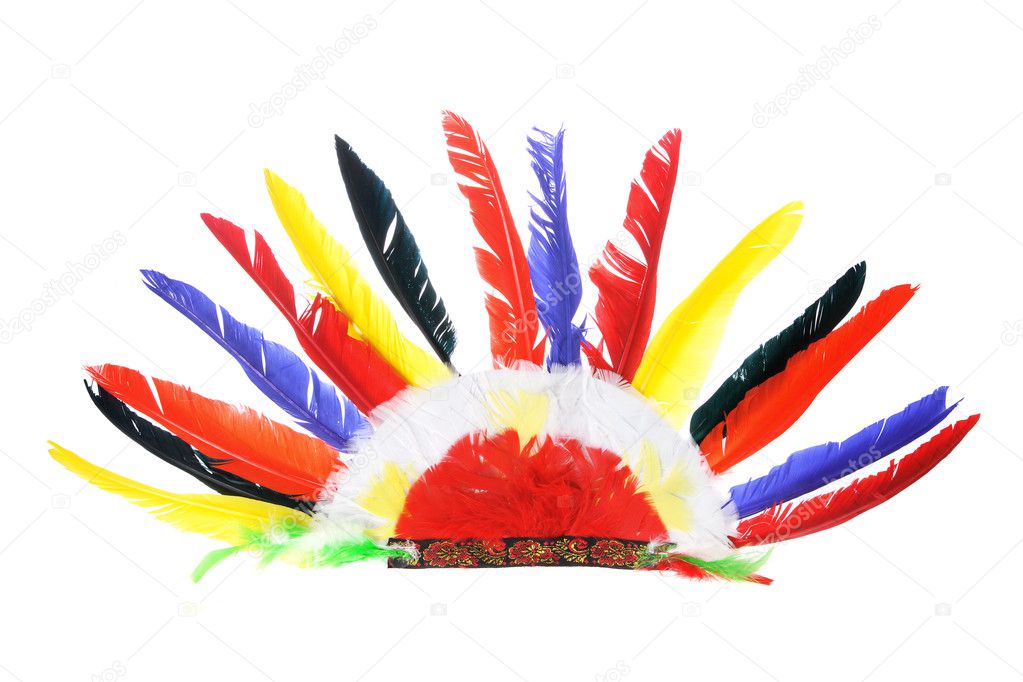 Red Indian Party Headgear