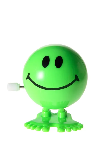 Hüpfendes Smiley-Spielzeug — Stockfoto
