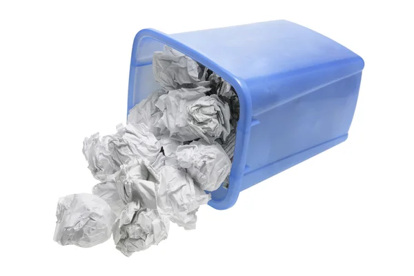 Lixo de papel Bin — Fotografia de Stock