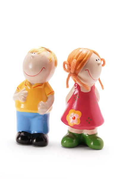 Figurinas de casal — Fotografia de Stock