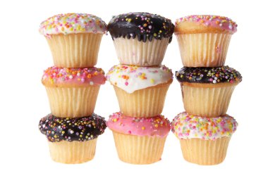 Stacks of Cup Cakes clipart