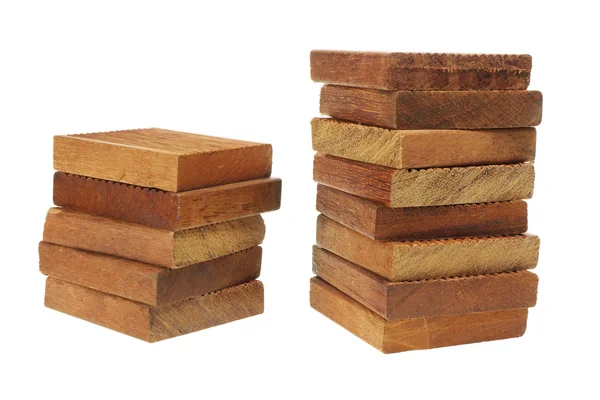 Travar av trä block — Stockfoto