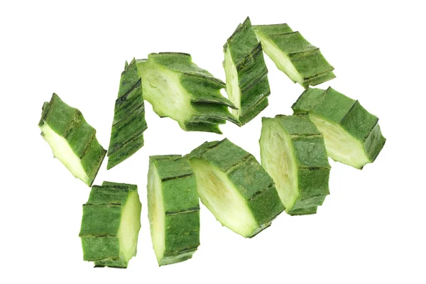 Slices of Chinese Okra — Stock Photo, Image