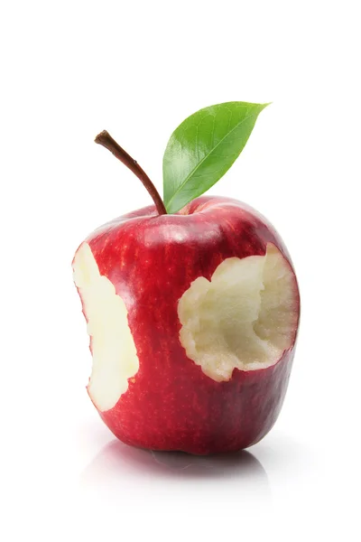 Czerwone jabłko pyszne — Zdjęcie stockowe