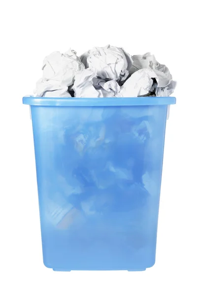 Plastik çöp kutusu — Stok fotoğraf