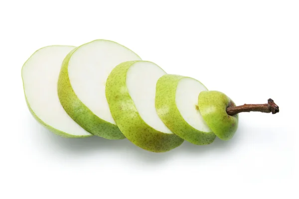 Segmenten pf pear — Stockfoto