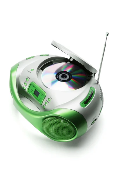 Taşınabilir radyo ve cd çalar — Stok fotoğraf