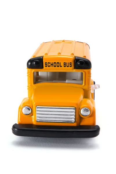De bus van de school van speelgoed — Stockfoto