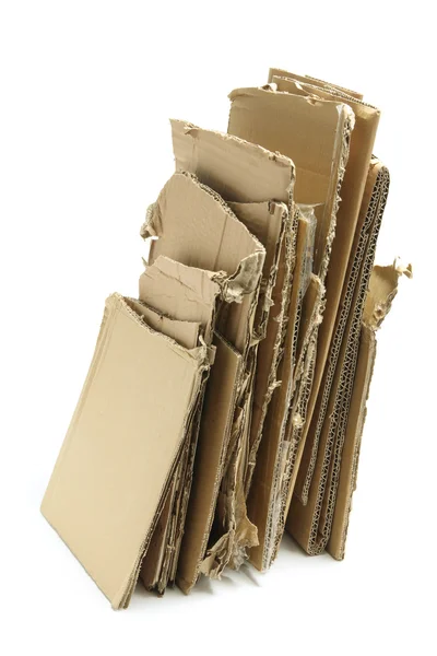 Pilha de peças de papelão — Fotografia de Stock
