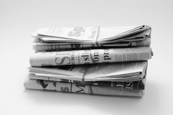 Bundles of Newspapers — Stock Photo, Image
