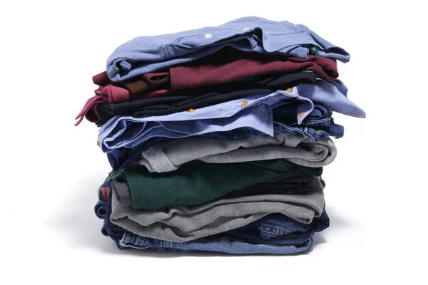 Pile of Folded Clothes — Stock Photo, Image