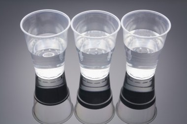 Water in Plastic Cups clipart