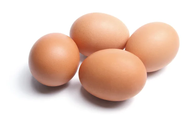 Бурые яйца — стоковое фото