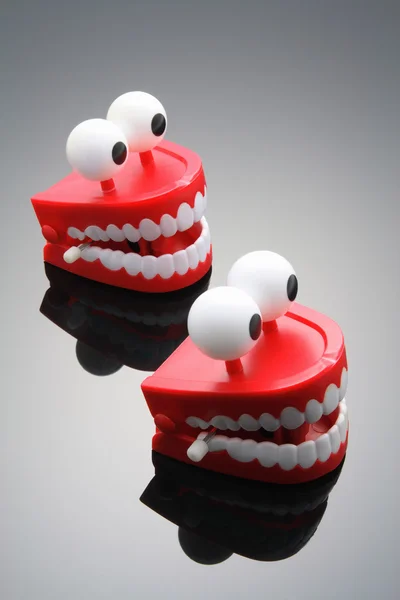 Zębami zębów — Zdjęcie stockowe